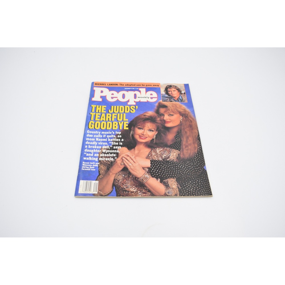 People Weekly Magazine Dec 9 1991 The Judds Farewell Michael Landon Vintage